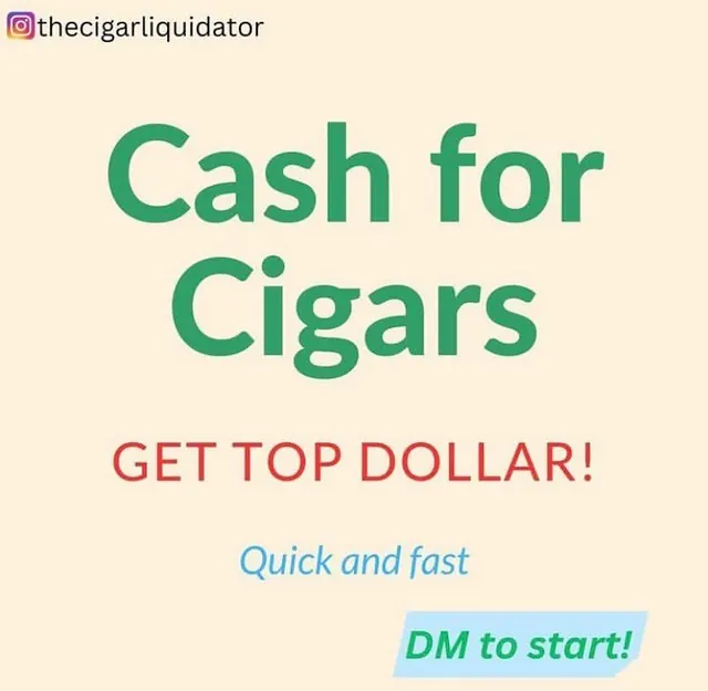Cash for cigars