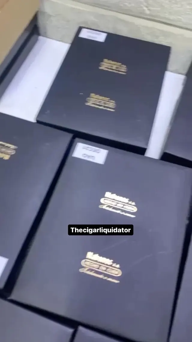 Cohiba boxes (video)