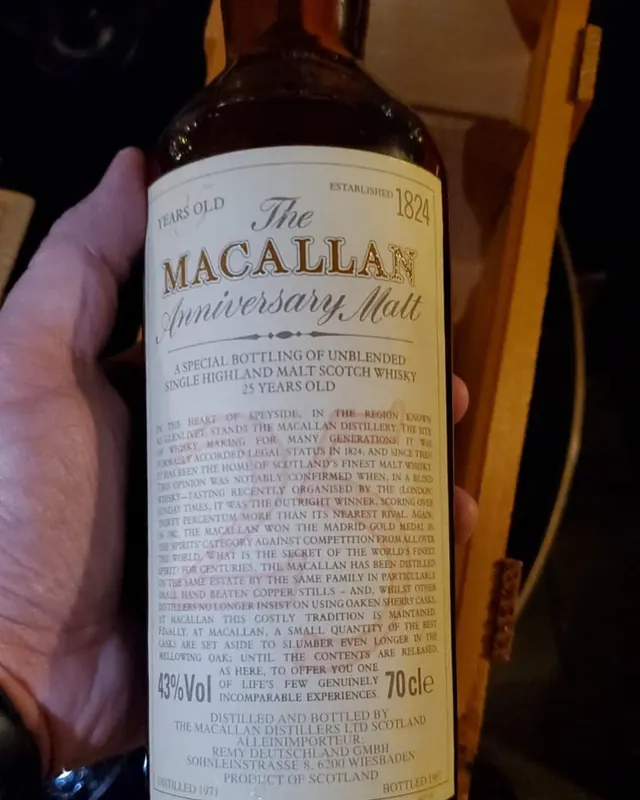Macallan 25th Anniversary Malt, 1971