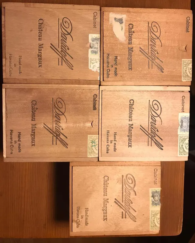 Cuban Davidoff Château Margaux 25s