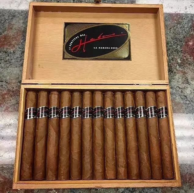 A Habanos humidor of cigars