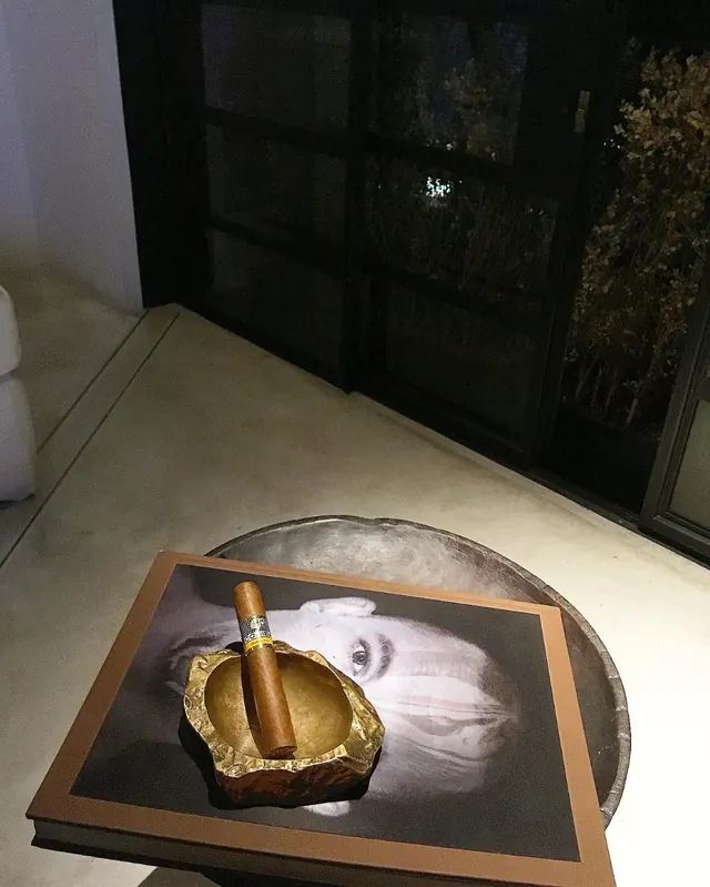 An evening cigar